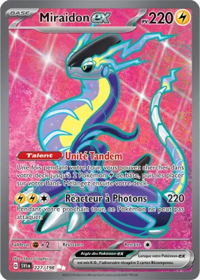 Carte Pokémon Miraidon EX Alternative 244/198 EV01 Écarlate et Violet 1 FR  NEUF